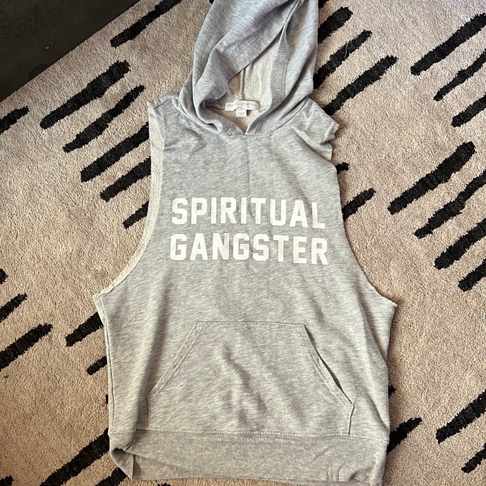 Spiritual Gangster hooded tank